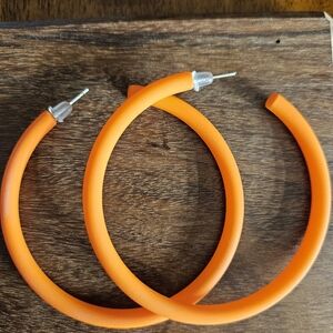 SHEIN Orange Hoop Earrings